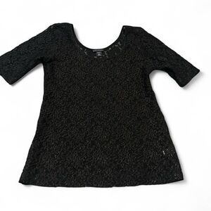Banana Republic Black‎ Lace Top